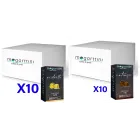 Café Ristretto o Intenso Mogorttini - 200 Cápsulas Nespresso