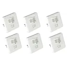 Interruptor Infrarrojo 6X con Sensor de Movimiento y Crepuscular