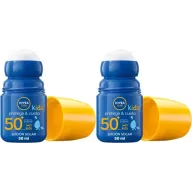 NIVEA SUN Roll-On Kids FP50+ 2x50ml Protege y Cuida