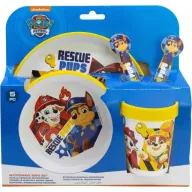 Juego de vajilla 5 pcs Patrulla Canina para niños