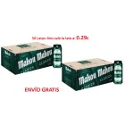 Cerveza Mahou Original: 56 Latas a 0.29€ con Cupón y Envío Gratis