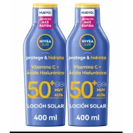 Pack NIVEA SUN Leche Solar FP50+ 400 ml - Protege & Hidrata