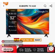 Xiaomi TV A 32: Sonido Dolby y pantalla compacta vibrante.