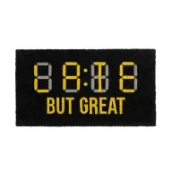 Felpudo negro Tarde pero genial 70 x 40 cm DRE2420409