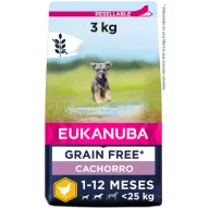 Eukanuba Pollo 3kg - Grain Free para Cachorros Saludables