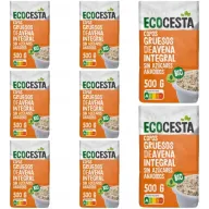 Copos gruesos de avena integral sin azúcar 8x500g