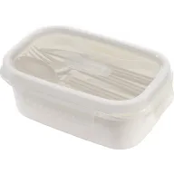 Fiambrera con cubiertos para jugar