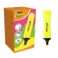 Marcadores Fluorescentes BIC Highlighter Flat - 12 Piezas