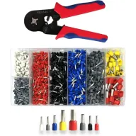 Crimpadora con 1250 piezas para terminales completos