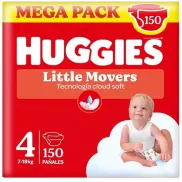 Huggies Movers Talla 4 - 150 pañales a 0,2237€