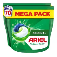 Ariel Original Cápsulas: Detergente Líquido Todo en 1, 70 Lavados