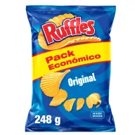 Ruffles Original: 2 Paquetes de Patatas Fritas, 248g