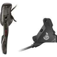 Freno Campagnolo Super Record EPS 140 mm trasero negro derecho