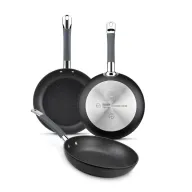 Set de 3 sartenes de Aluminio Forjado - 20, 24 y 28 cm