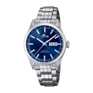 Reloj Analógico Plateado de Acero Inoxidable para Hombre LOTUS