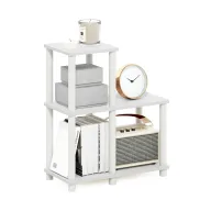 Estante de esquina Furinno Turn-N-Tube de 5 niveles sin herramientas