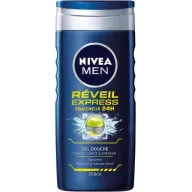 Gel de baño Express 3 en 1 Nivea Men 250 ml