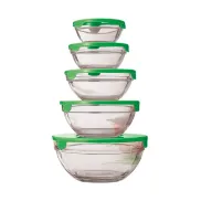 Fiambreras de cristal: Pack de 5 en varias capacidades