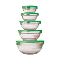 Fiambreras de cristal: Pack de 5 en varias capacidades