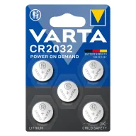 Pilas de Botón de Litio CR2032 VARTA - Paquete de 5 unidades