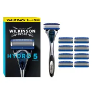 Maquinilla de Afeitar Wilkinson Sword Hydro 5 con 9 Recambios