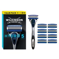 Maquinilla de Afeitar Wilkinson Sword Hydro 5 con 9 Recambios