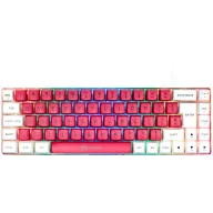 Teclado GAMIAC TKL69G SF Hot-Swappable Blanco & Rosa RGB