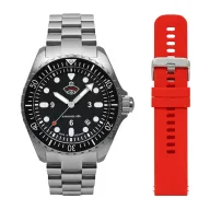 Reloj Clásico de Buceo Negro Ruhla 4960M-2_Set