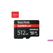 MicroSD Express Sandisk GamePlay 512GB - Tarjeta de Memoria