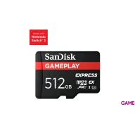 MicroSD Express Sandisk GamePlay 512GB - Tarjeta de Memoria