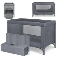 Cuna de Viaje KikkaBoo Gifted 2026 - 120x60 cm hasta 15 kg