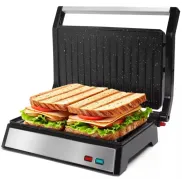 Parrilla Eléctrica AIGOSTAR 1500W, Sandwicheras y Panini