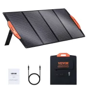 Cargador Solar Plegable 120 W Monocristalino VEVOR 23% Eficiencia