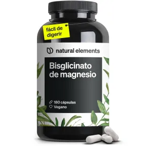 Magnesio Bisglicinato (180 caps) - Dos meses de suministro