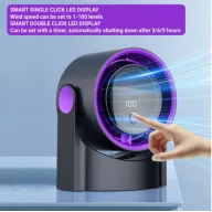 Ventilador inteligente Xiaomi sin aspas, 100 velocidades USB