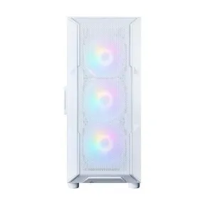 PC Torre Zalman I3 Neo V2 Blanca con RGB y panel de cristal