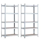 Estanterías Metálicas Modulares Thinia Home, Pack de 2 875kg