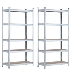 Estanterías Metálicas Modulares Thinia Home, Pack de 2 875kg