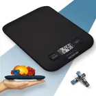 Báscula digital de cocina PORTENTUM 5 kg, pantalla LCD grande