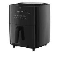 Freidora de aire 7L con vapor y 6 programas de cocción.