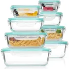 Recipientes de Cristal Herméticos para Alimentos - Set de 8