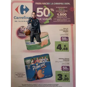 Vuelve el folleto Carrefour: 50% del 7 al 22 de Abril