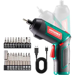Destornillador Eléctrico 3.6V HYCHIKA + 20 Accesorios