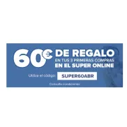 Regalo de 60€ en tus primeras 3 compras en Carrefour