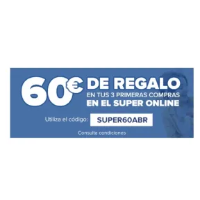 Regalo de 60€ en tus primeras 3 compras en Carrefour