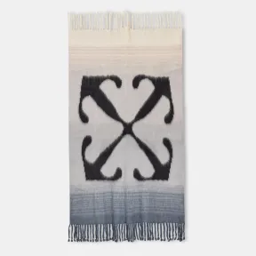 Beige y Off White - Manta