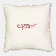 Pillows Off White - Beige y Rojo