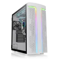 Caja Torre e-ATX Thermaltake H590 TG Snow ARGB Blanca