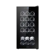 Vinoteca Cecotec GrandSommelier 15000, 15 botellas, negra.