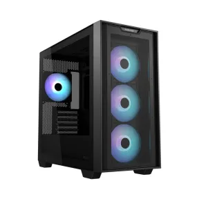 Chasis mATX Negro ASUS A21 Plus - Alto Rendimiento Caja Abierta